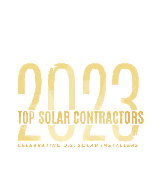 2023 Top solar contractors award